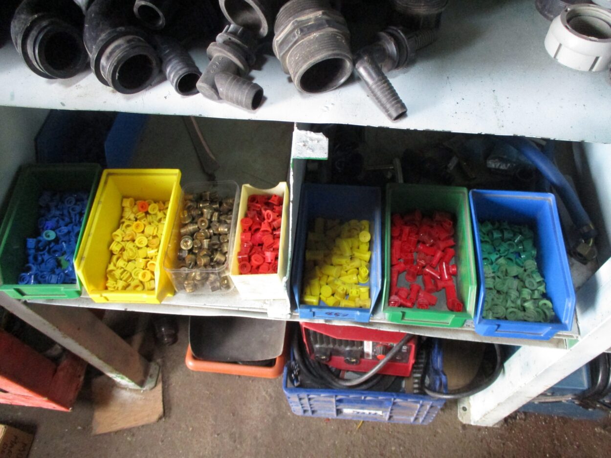 Boquillas para herbicida normales y anti deriva